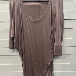 Elegant Mauve Women's Tunic Top